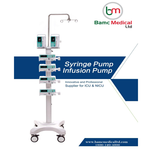 syringe infusion pump bamc medical ltd panipat